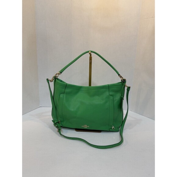 Coach Handbags - Coach Scout Hobo Crossbody Shoulder Handbag Light Green Leather 34312 MSRP $295